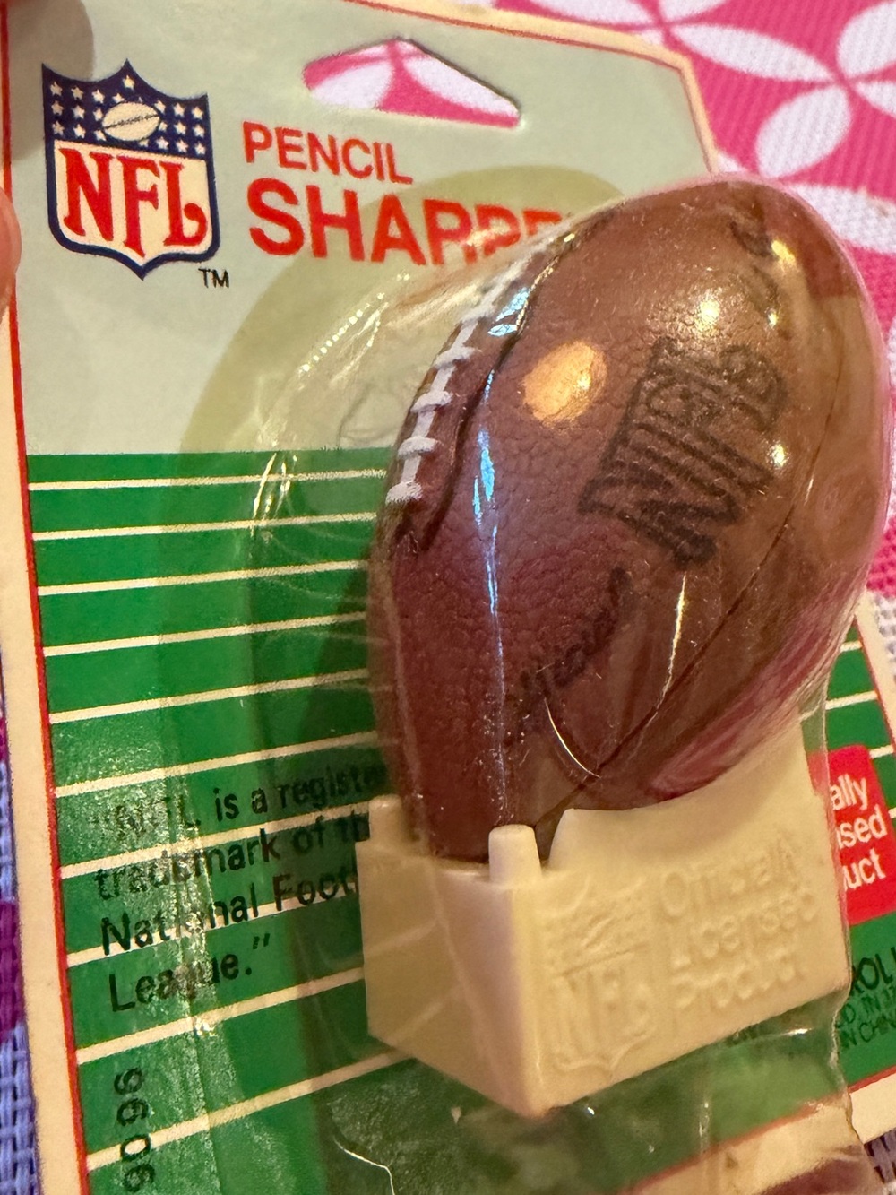 Vintage NFL Pencil Sharpener football. Collectible - Picture 2 of 4